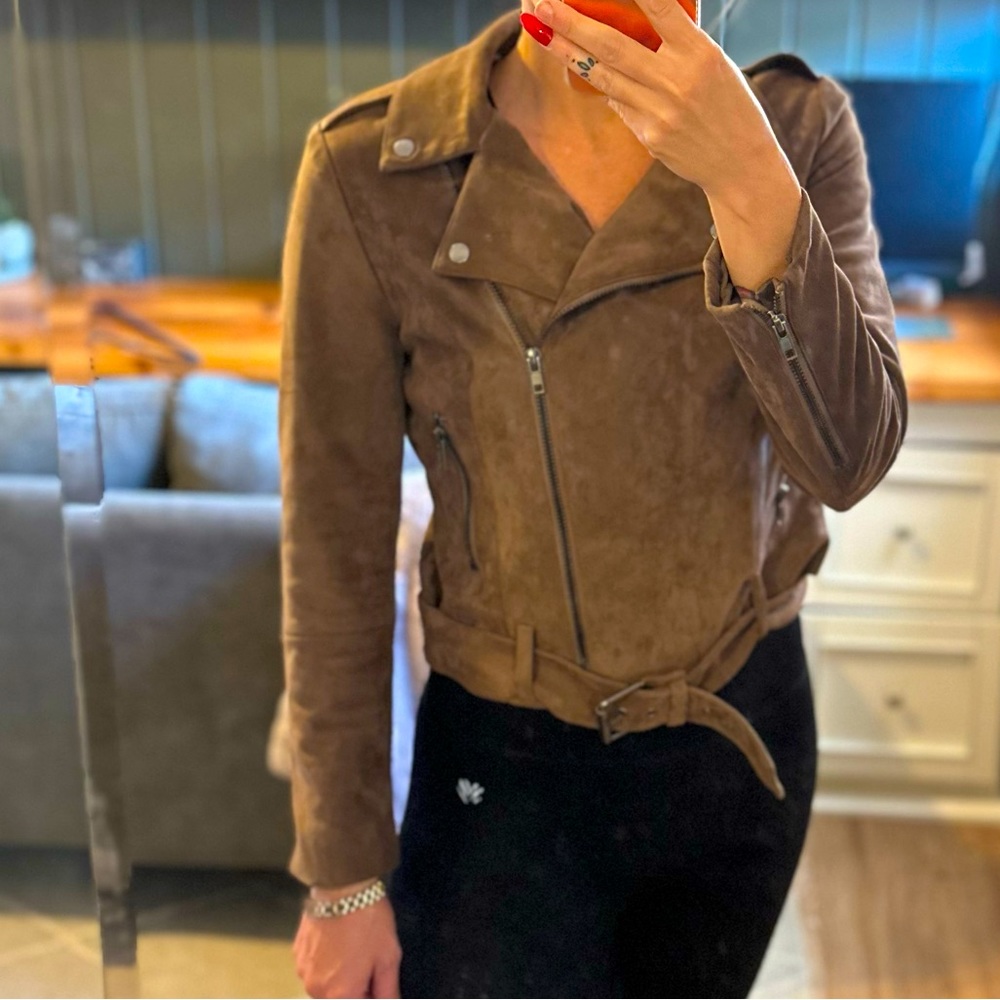 Brown Suede B.B Dakota Jacket